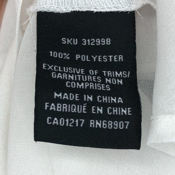 Le Chateau | Asymmetrical Blouse - Cream (Sz M) - Picture 6 of 6